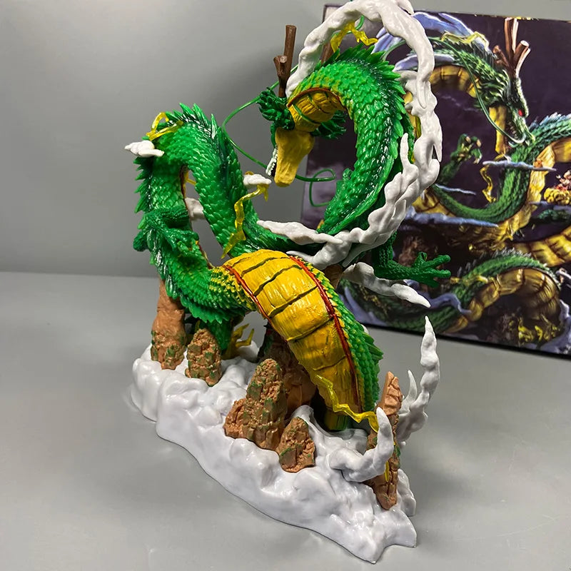Anime Dragon Ball Z Shenron Figure with kid goku Figurine 22CM PVC Action figures Shenlong DBZ Collectible Model Statue Toys-EXPROTAS