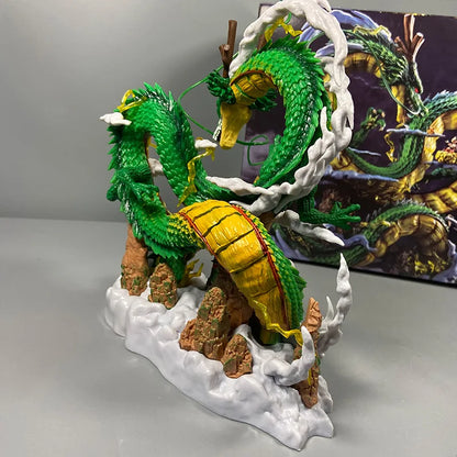 Anime Dragon Ball Z Shenron Figure with kid goku Figurine 22CM PVC Action figures Shenlong DBZ Collectible Model Statue Toys-EXPROTAS