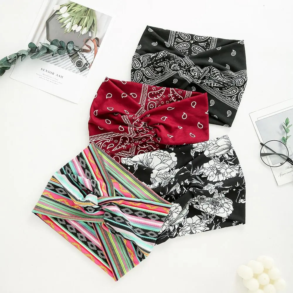 Thick Wide Headbands for Women Turban Workout Hair Accessories Extra Large