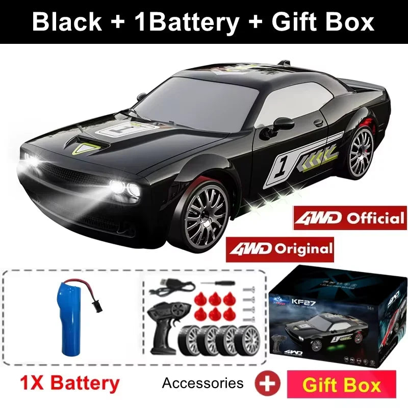 4WD Drift Car Remote Control RC Racing Truck 4x4 GTRPRO Toy for Kids Adults