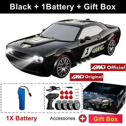 4WD Drift Car Remote Control RC Racing Truck 4x4 GTRPRO Toy for Kids Adults