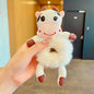 1pcs Hair Band Plush Frog Scrunchie Cute Green Girl Ponytail Hair Accessories