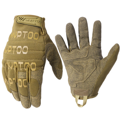 Tactical Gloves Full Finger Army Military Touch Screen Knuckle Protection