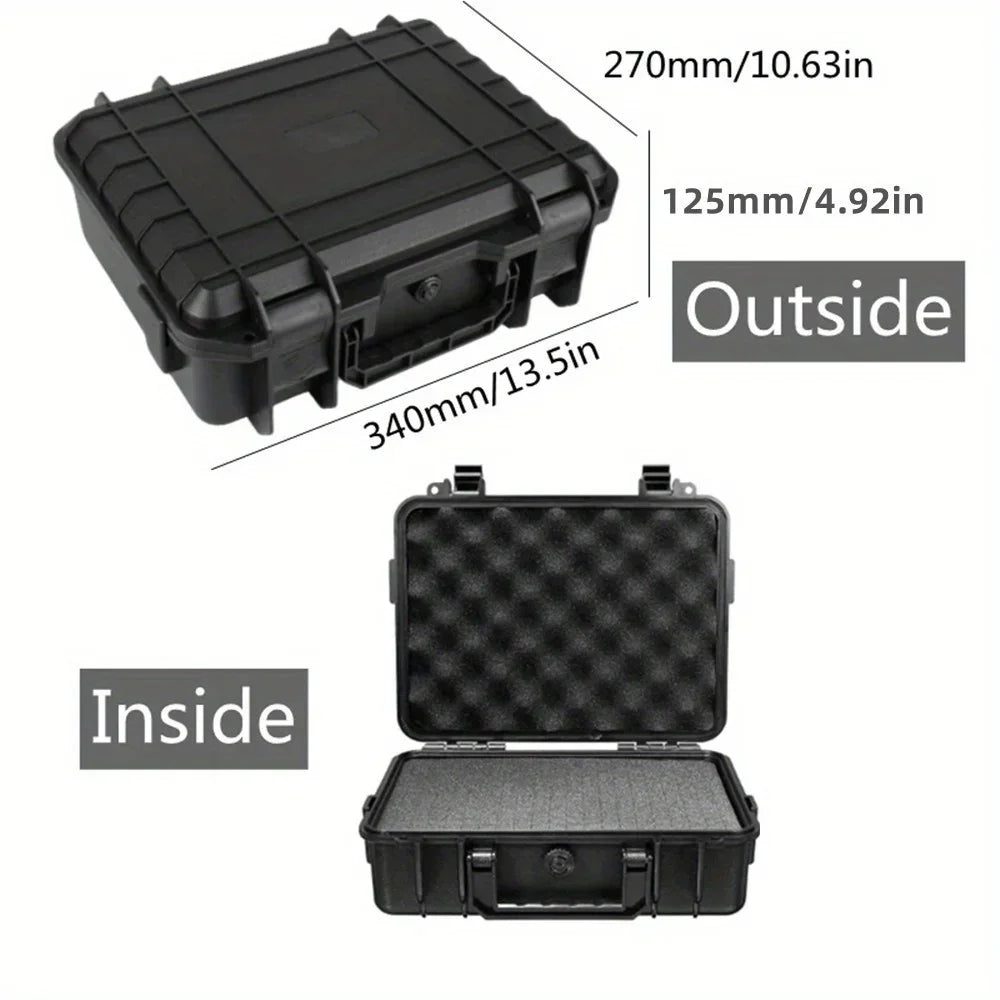 Waterproof Hard Case Box with Sponge Storage Shockproof Organizer Portable