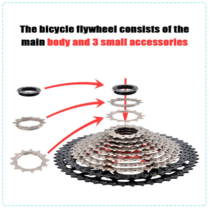 GOLDIX MTB Cassette 8/9/10/11/12 Speed 36T-52T HG for Shimano SRAM Freehub