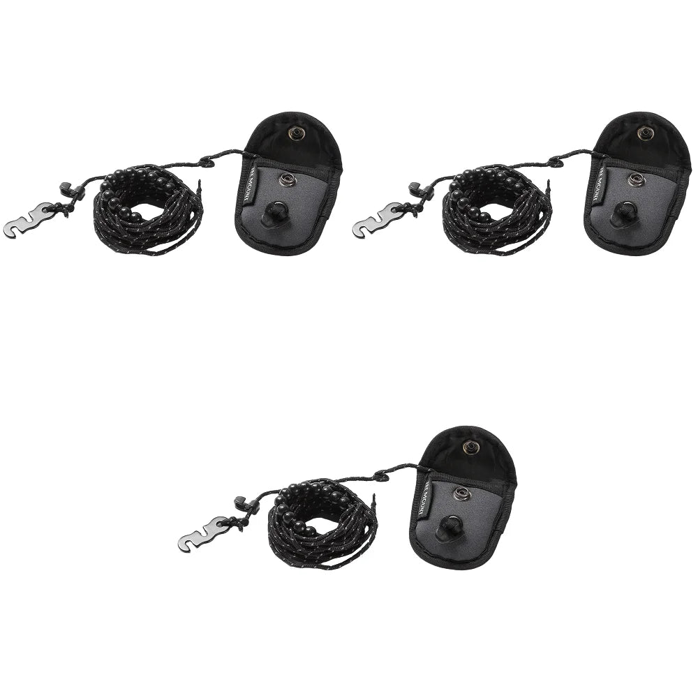3M Camping Clothesline w/ 12 Clips Windproof Elastic Travel Laundry Line