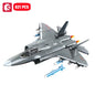 SEMBO J-35 Fighter Jet Building Blocks Military Aircraft MOC Model Bricks Toy Gift
