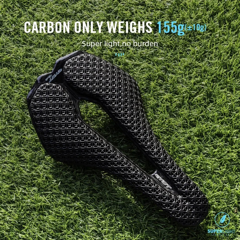 RYET Carbon 3D Printed Bike Saddle Ultralight Road MTB Seat Parts Racing 7x9mm 115g Seating Cushion Cycling Bicycle Accessories-EXPROTAS