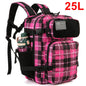 QT&QY 25L/45L Tactical Backpack for Men and Women Outdoor Survival Bug Out Bag Small School Rucksack Hking with Bottle Holder-EXPROTAS