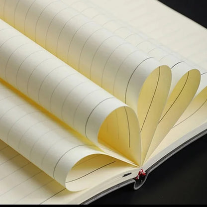 A5 A6 Journal Diary Notepad Leather Lined Notebook 160 Pages Student
