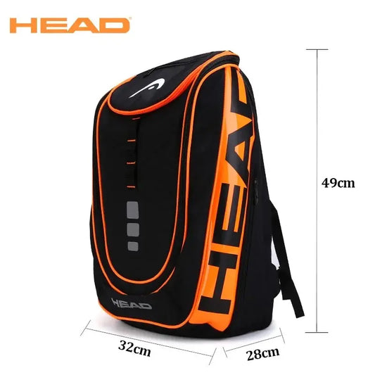 Original HEAD Radical Tennis Backpack 2-Pack Rackets Men's Bag Tenis Bag Women Padel Backpack-EXPROTAS