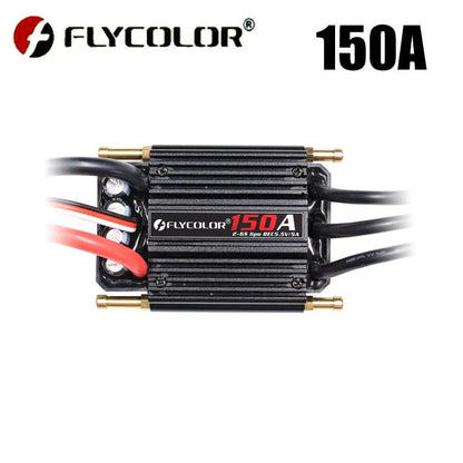 Flycolor Brushless ESC 50A–150A 2–6S LiPo BEC 5.5V/5A for RC Boat Model