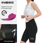 High Waist Cycling Bib Shorts INBIKE Womens Summer MTB Road Bike Padded