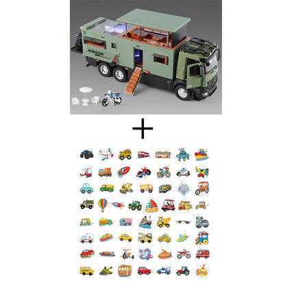 1:18 Folding Rearview Mirror Off-road RV Diecast Model with Sound & Light