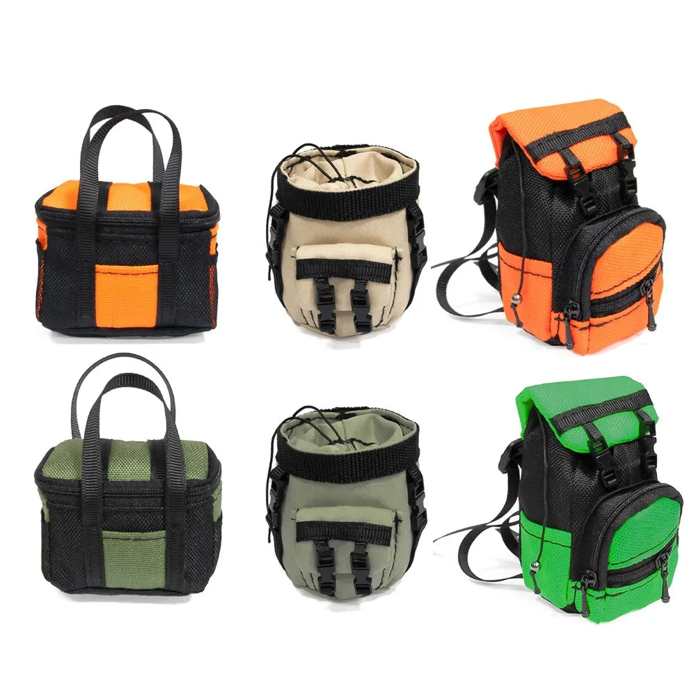 Luggage Bag for 1/10 RC Crawler Car Simulation Backpack Decoration