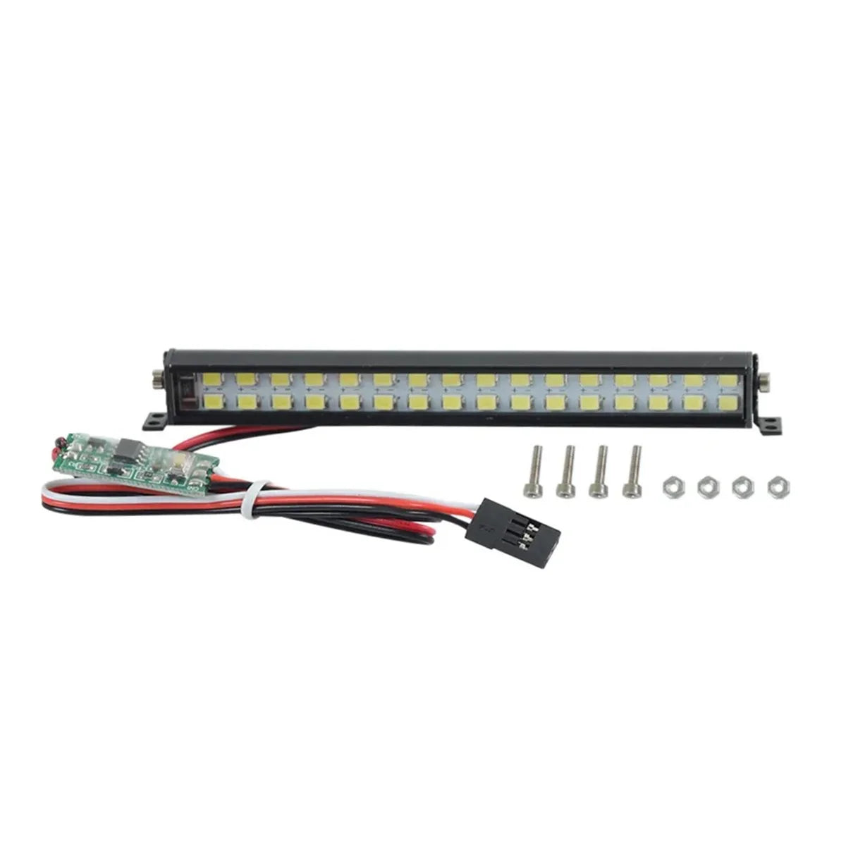 LED Light Bar Roof Lamp for 1/10 RC Crawler Car SCX10 TRX4 D90