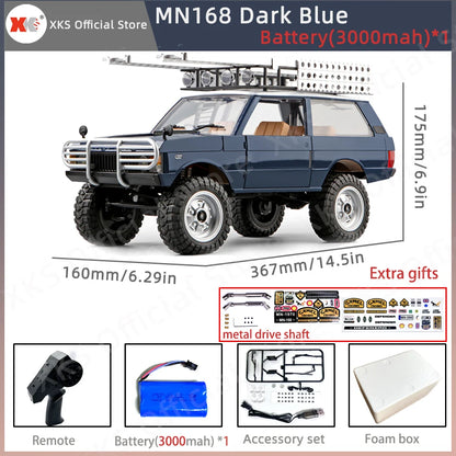 MN168 RC Car 1:12 Full Scale RTR Version MN Model 2.4G 4WD 280 Motor Proportional Off-Road RC Remote Control Car for Boys Gifts-EXPROTAS