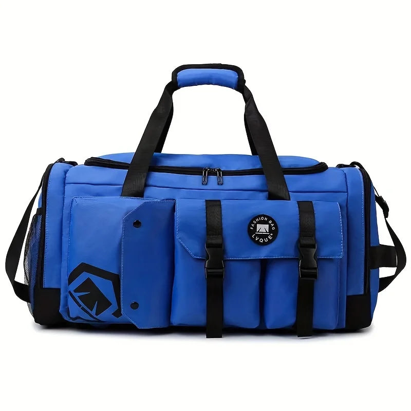 Large Travel Gym Backpack w/ Wet Dry Separation & Shoe Compartment Bag