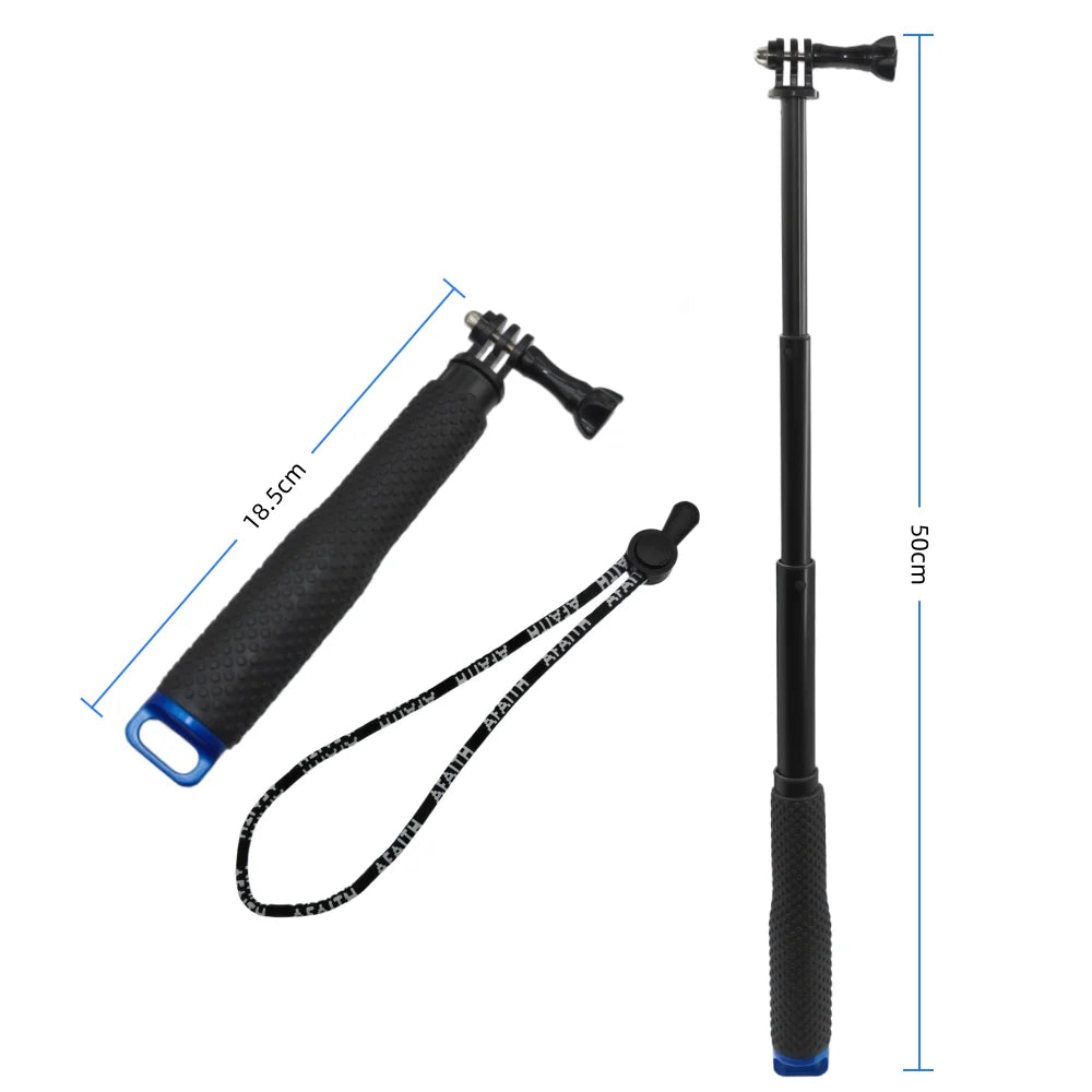 Extendable Selfie Stick for Action Camera GoPro Hero DJI Osmo 13 11 10