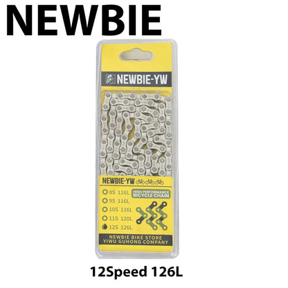 MTB Road Bike Chain with Missing Link 8 9 10 11 12 Speed Options Available