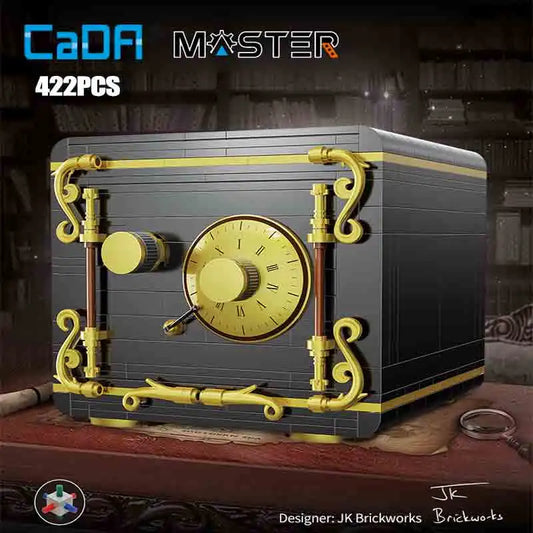 Cada 422PCS City Retro Combination Safe Building Blocks The Secret of Safe Experiment Education Bricks Toys Boys Gifts-EXPROTAS