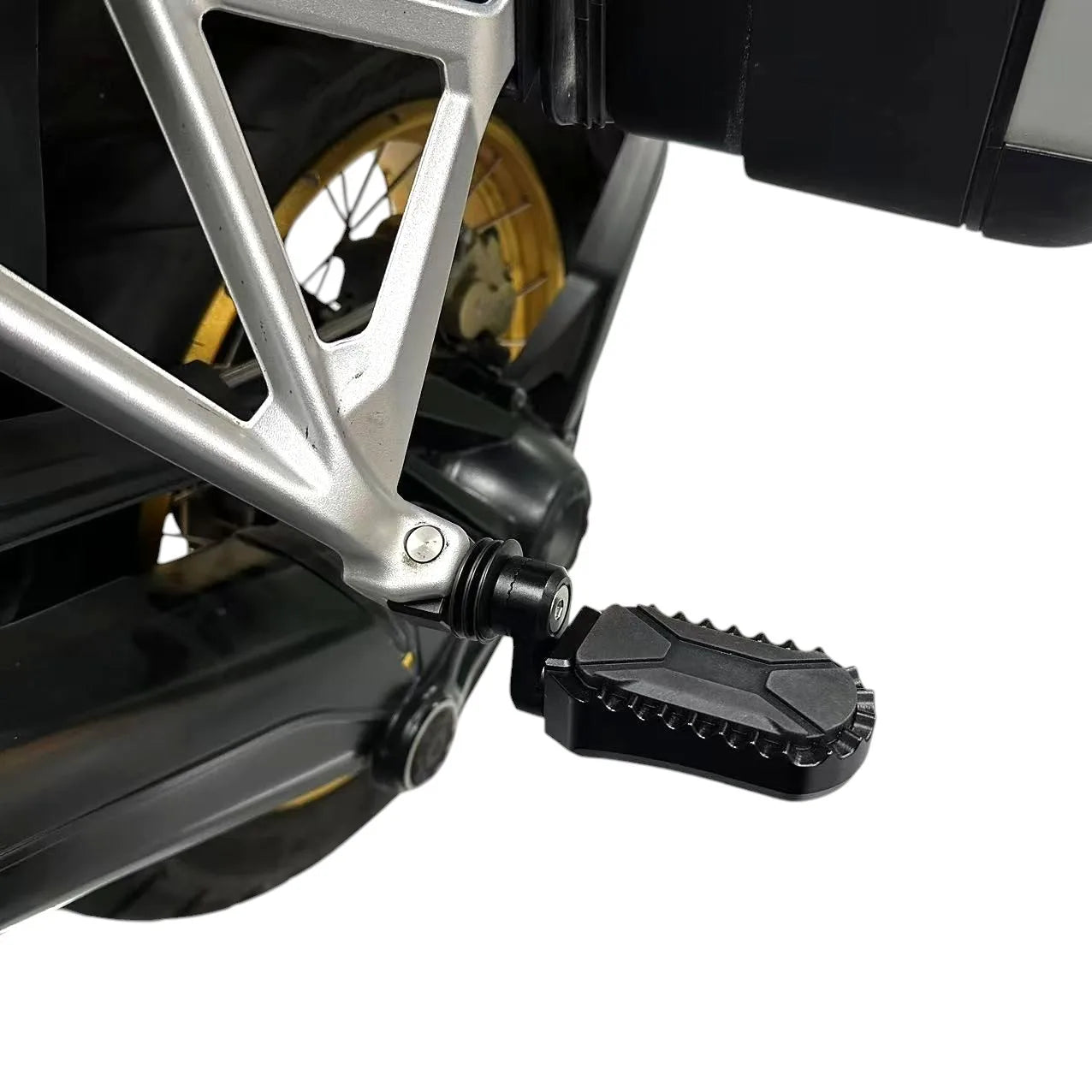 Motorcycle Footrest Peg Rubber Cover Aluminum For BMW R1200GS R1250GS LC ADV