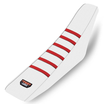 White Ribbed Waterproof Anti-Slip Seat Cover by Powerzone for SXF EXC KXF CRF