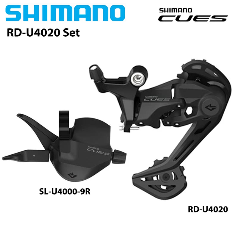 Shimano CUES U4000 9-Speed Shifter SL-U4000-9R + Rear Derailleur RD-U4000 Options