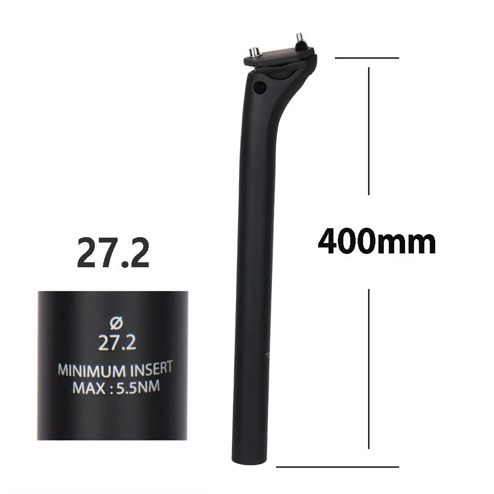 Road Bike Seatpost Carbon 20mm Offset 27.2/30.9/31.6mm MTB Ultralight