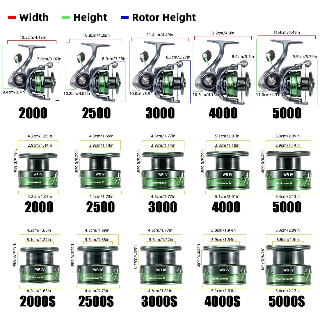 SeaKnight WRIV Spinning Reel 5.2:1 Ultra Smooth 10BB Lightweight One-Piece Handle