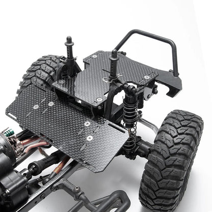 Axial SCX10 II AR44 Black Brass Weight Set Diff Cover Knuckles C-Hubs Link Mounts