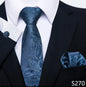 EXPROTAS Tie Pocket Square 8cm Wedding Formal Men’s Accessories
