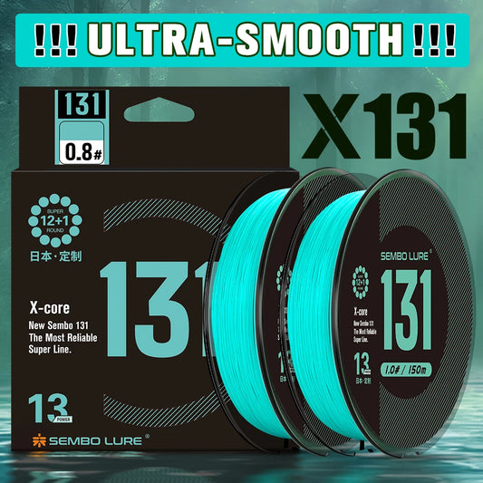 13 Strands Braided Fishing Line PE Multifilament Abrasion Resistant