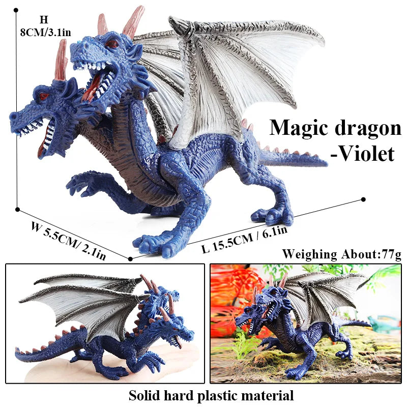 Oenux Fantasy Creature PVC Figure Dragon Phoenix Dinosaur Animal Model - EXPROTAS