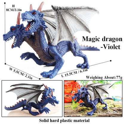 Oenux Fantasy Creature PVC Figure Dragon Phoenix Dinosaur Animal Model - EXPROTAS