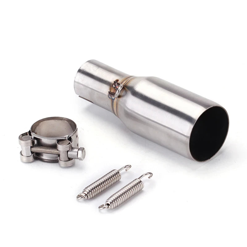 51mm Motorcycle Exhaust Middle Link Pipe Muffler Adapter Section Adjust Tube for Piaggio Beverly X10 MP3 125 250 300 250LT 300L-EXPROTAS