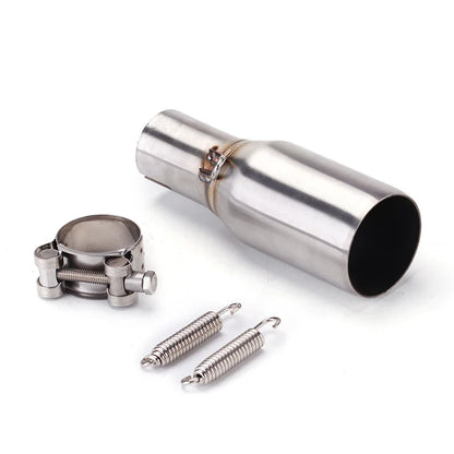 51mm Motorcycle Exhaust Middle Link Pipe Muffler Adapter Section Adjust Tube for Piaggio Beverly X10 MP3 125 250 300 250LT 300L-EXPROTAS