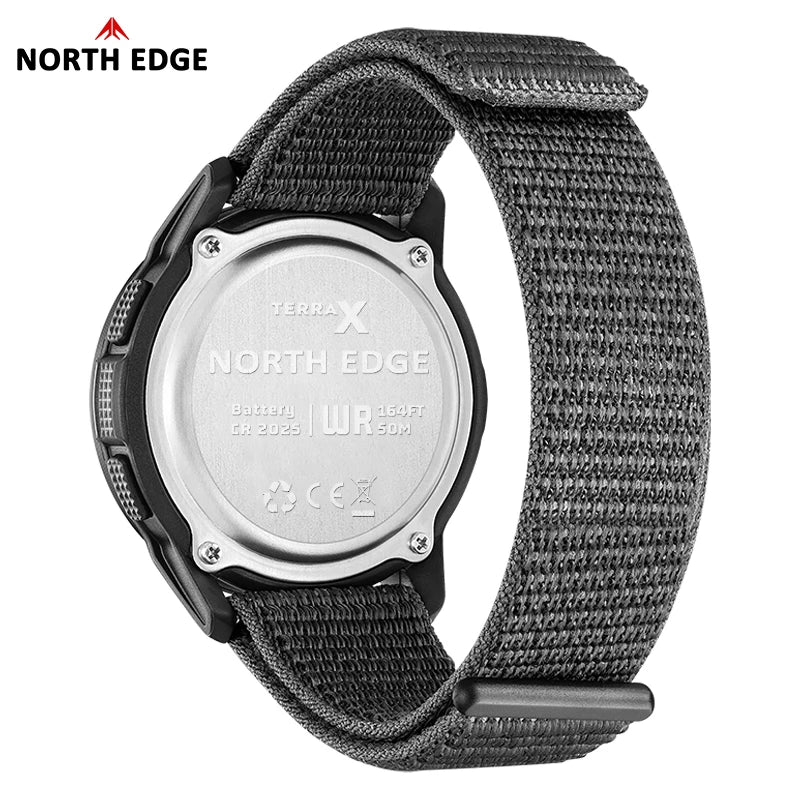 Men's Waterproof Digital Watches Outdoor Sports 50M North Edge Terrax