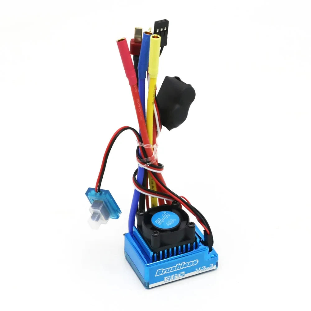 Waterproof 45A/60A/80A/120A Brushless ESC, Dust-Proof Speed Controller with Programming Card for 1/8 1/10 1/12 RC Car Crawler