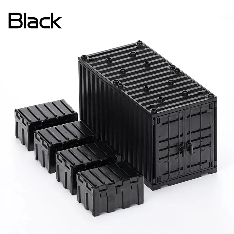 Decool Military Weapon Box Building Blocks Army Soldier WW2 MOC Bricks Kids Toy