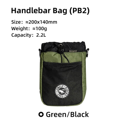 Insulated Handlebar Stem Bag C-HOLD Water Bottle Pouch Bikepacking Touring