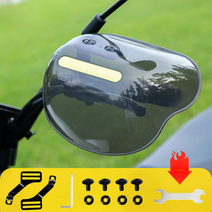 Motorcycle Handlebar Cover Windproof Rainproof Waterproof Grip Plastic