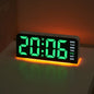 Mood Light Digital Alarm Clock USB LED Snooze Temperature Display 12/24H