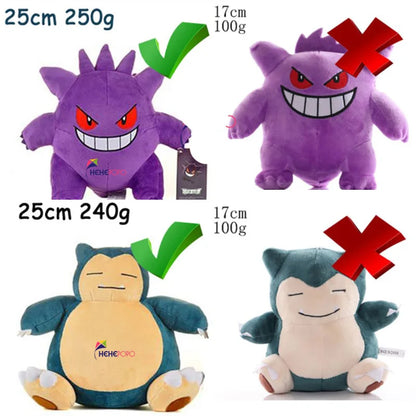 Original Peluche Pokemon Gengar Peluche 24cm Pokemon stuffed Toy Cute Cartoon Pikachu Plush Doll Soft Doll Child Birthday Gift-EXPROTAS