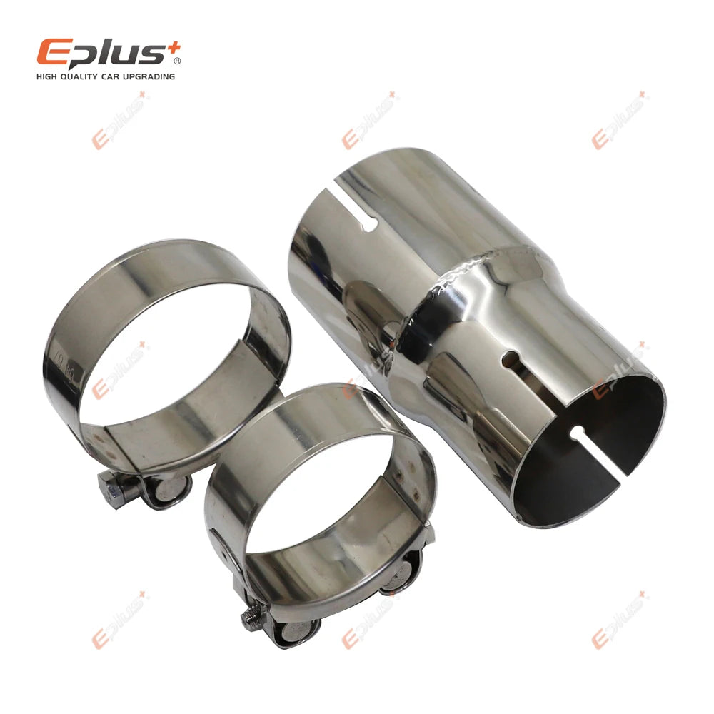 Stainless Steel Reducer Adapter | 39mm–54mm Exhaust Muffler for Car/Motorcycle
