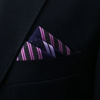 Mens Pocket Square Handkerchief Solid Satin Wedding Accessories