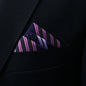 Mens Pocket Square Handkerchief Solid Satin Wedding Accessories