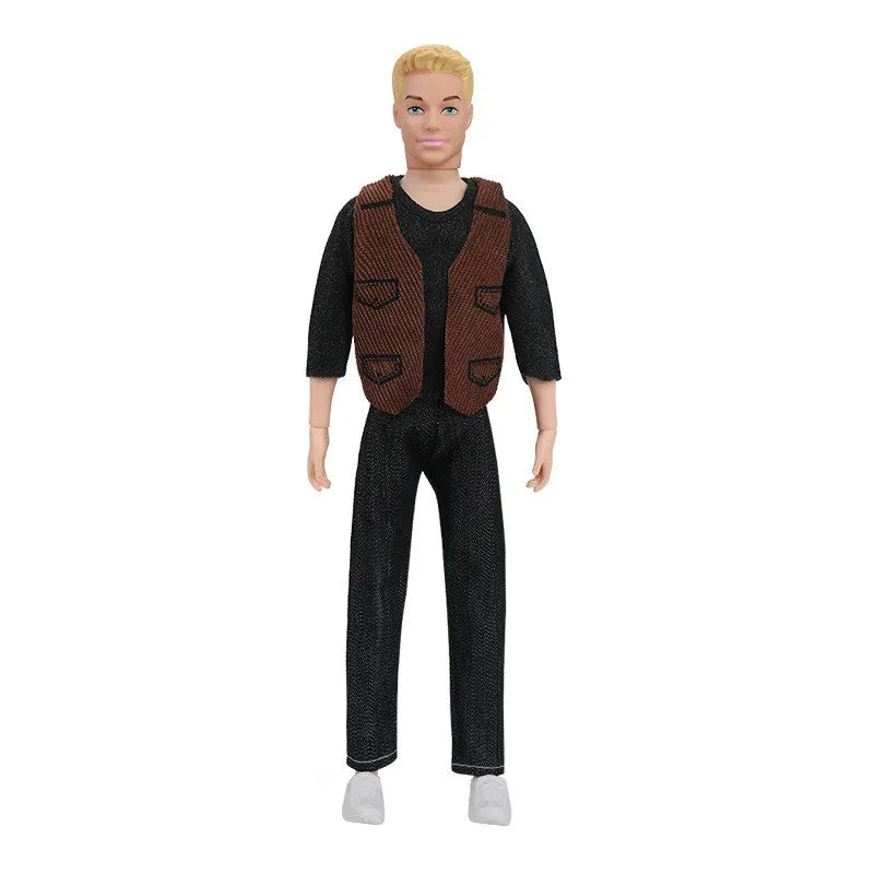 30cm Fashion Ken Doll 1/6 Movable Joints Clothes Suit Dress-Up Toy