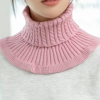 Fashion Warm Cover Cotton Turtleneck Collar for Women Neck Guard