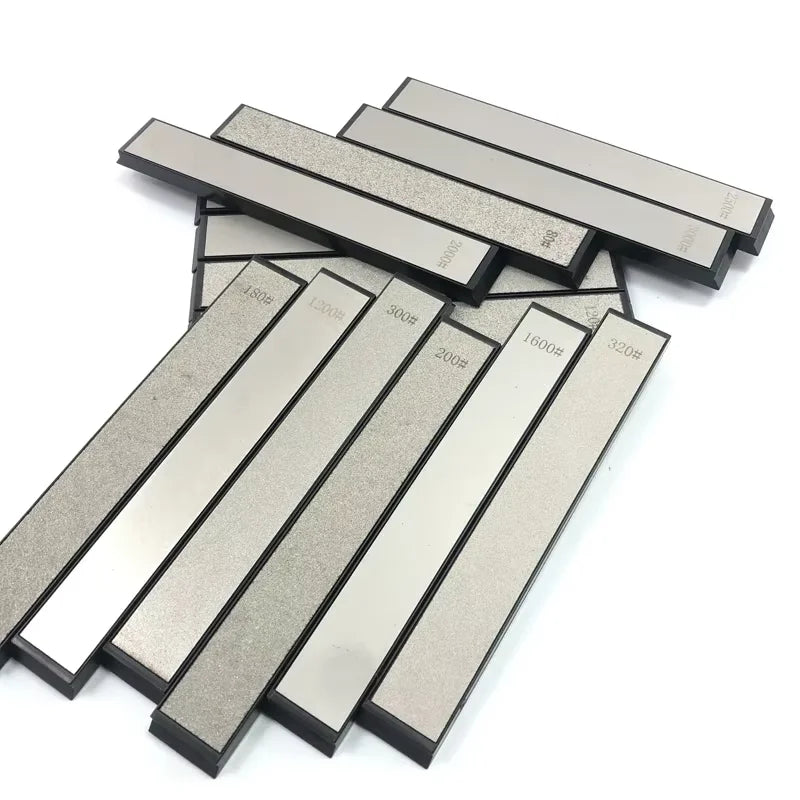 4PCS Diamond Stone Whetstone Bar Knife Sharpener Scissors Razor Polished Kitchen Knife